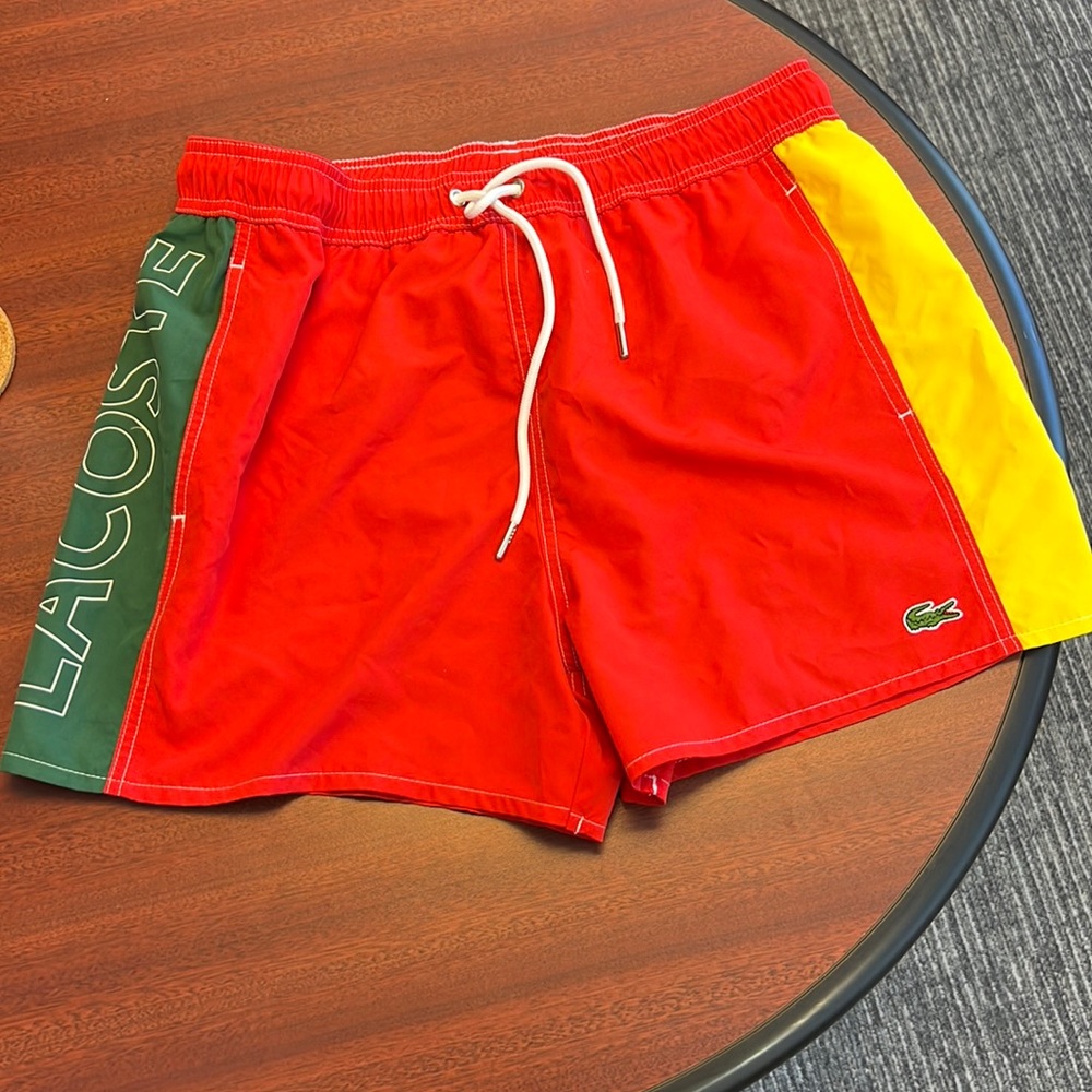 Lacoste men’s bathing suit NWT